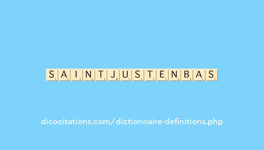 saint-just-en-bas