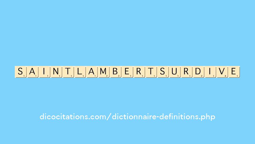 saint-lambert-sur-dive