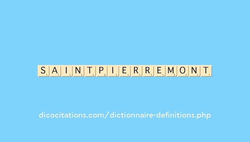 saint-pierremont