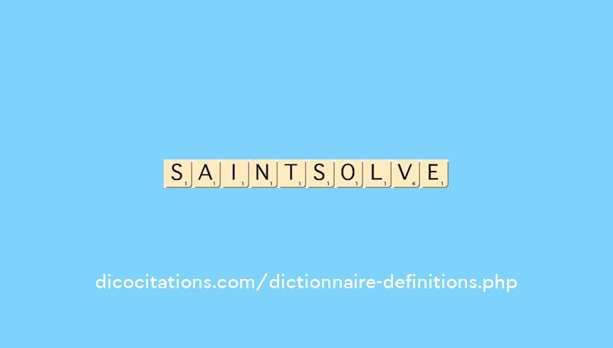 saint-solve
