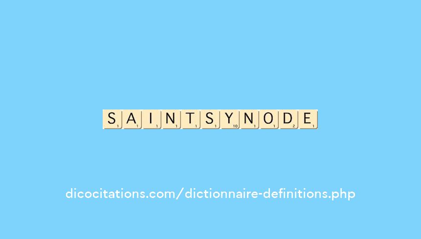saint-synode saint-synode