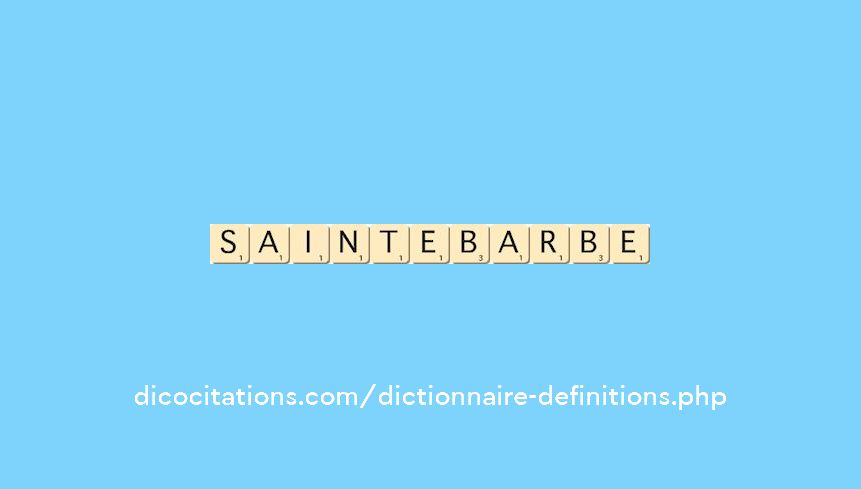 sainte-barbe