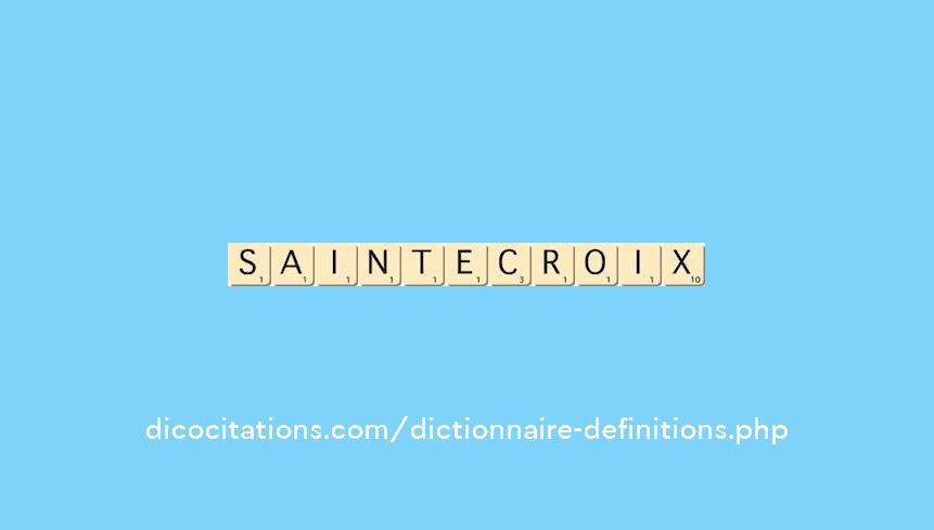 sainte-croix