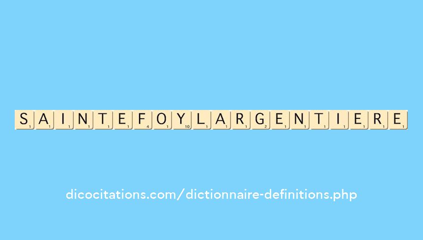 sainte-foy-l-argentiere