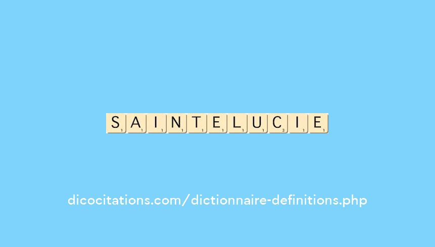 sainte-lucie sainte-lucie