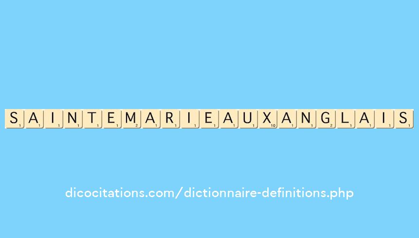 sainte-marie-aux-anglais