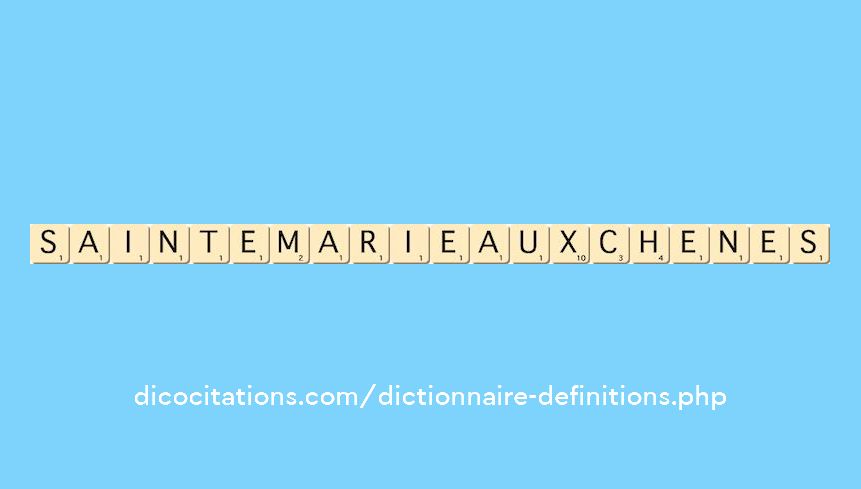 sainte-marie-aux-chenes