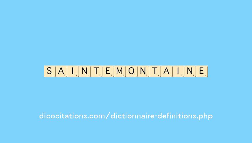 sainte-montaine