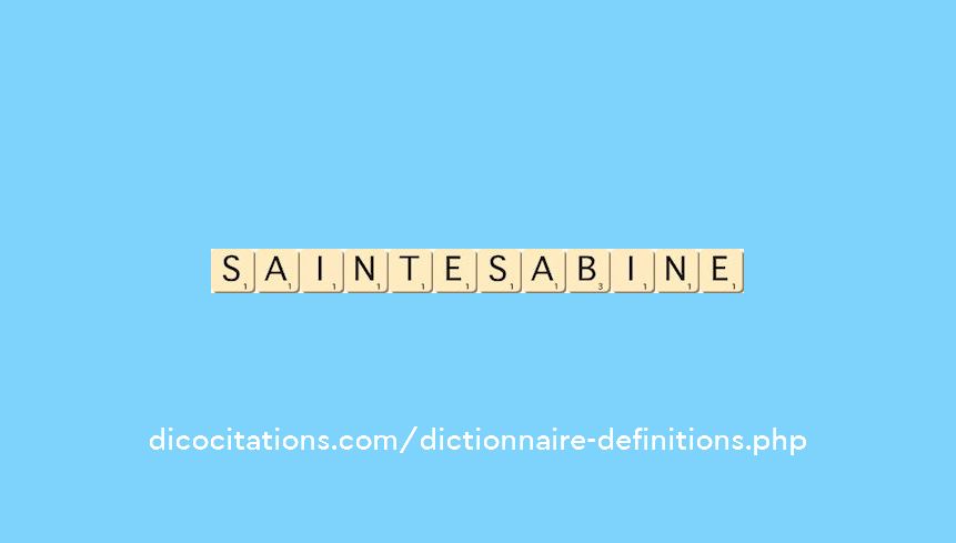 sainte-sabine