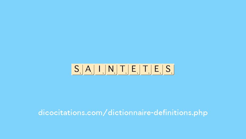 saintetes
