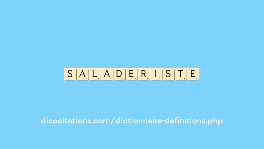 saladeriste
