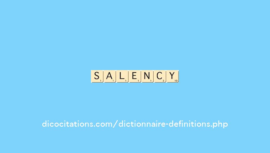 salency
