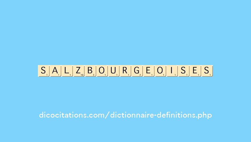 salzbourgeoises salzbourgeoises