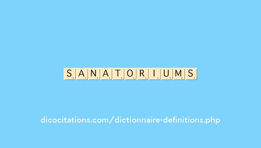 sanatoriums sanatoriums