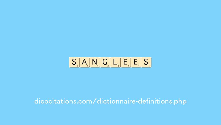sanglees sanglees