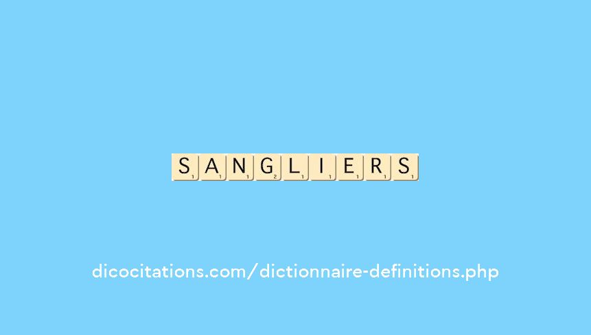 sangliers