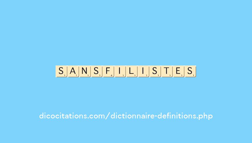 sans-filistes