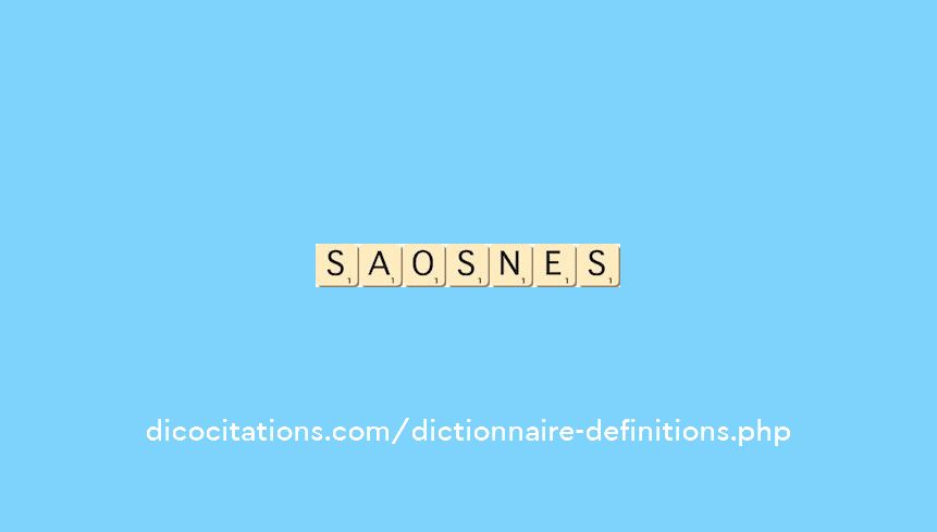 saosnes
