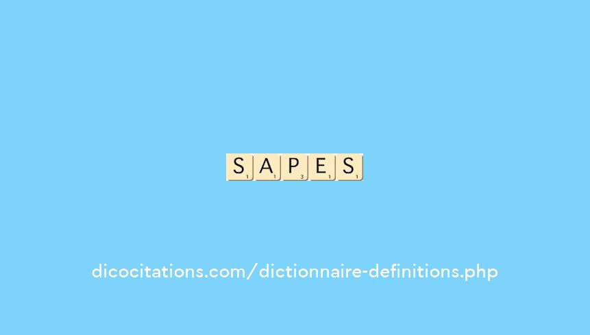 sapes sapes