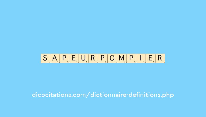 sapeur-pompier sapeur-pompier