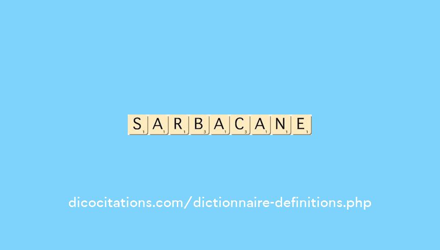 sarbacane