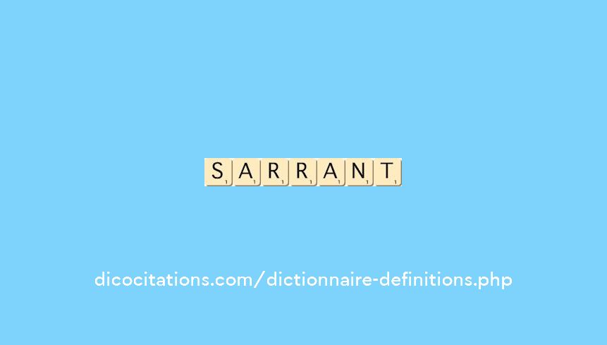 sarrant