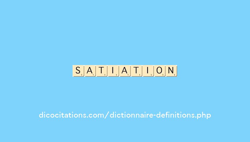 satiation