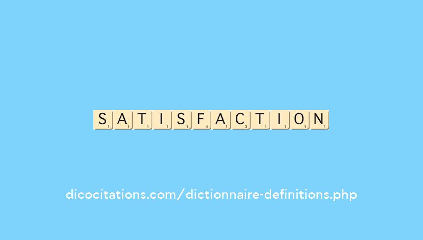 satisfaction