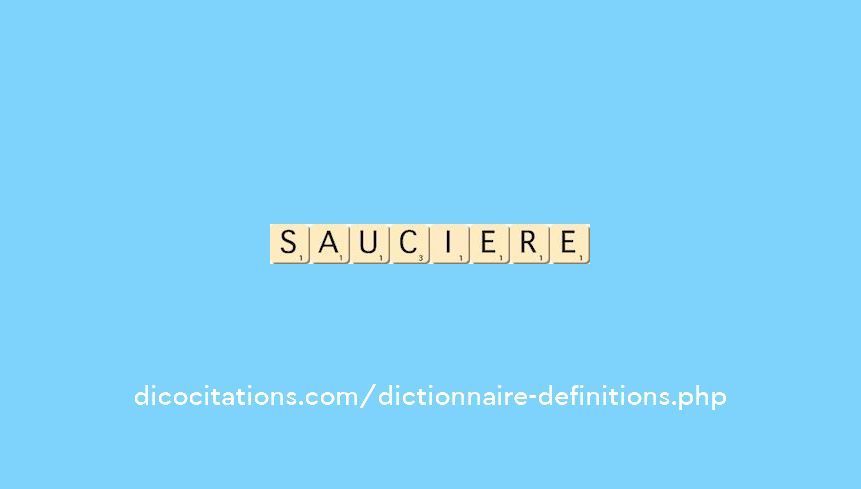 sauciere