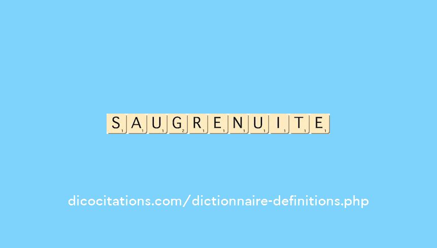 saugrenuite