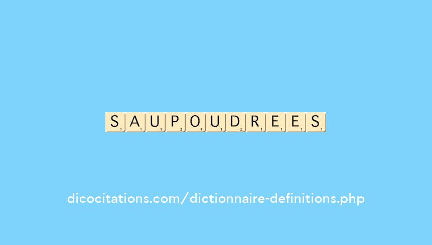 saupoudrees saupoudrees