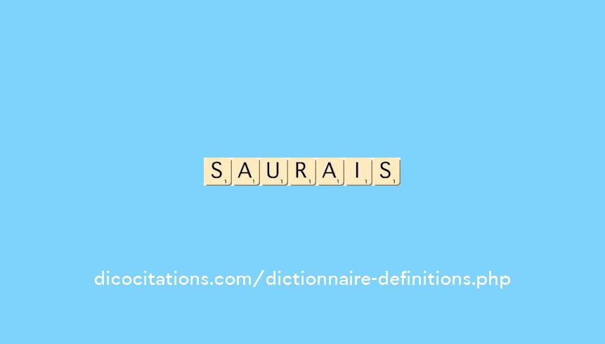 saurais