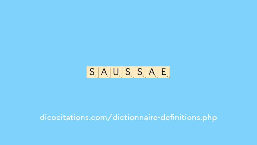 saussaie saussaie