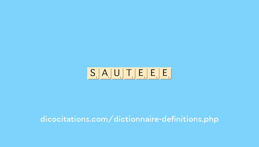 saute--ee