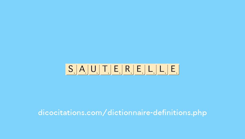 sauterelle