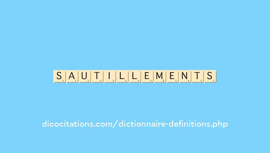 sautillements sautillements