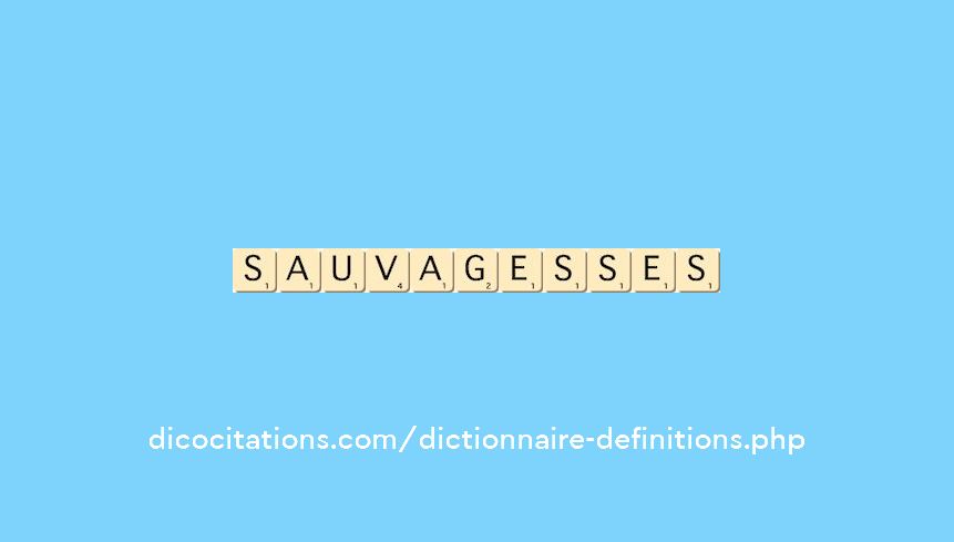 sauvagesses