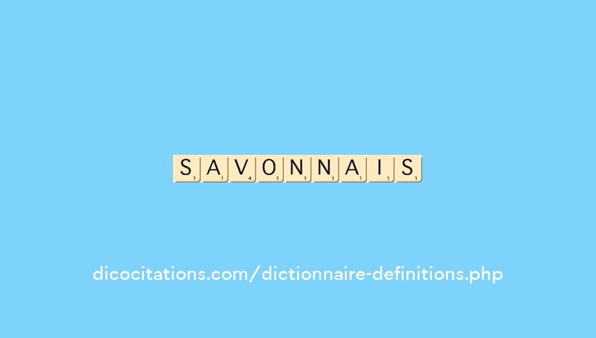 savonnais