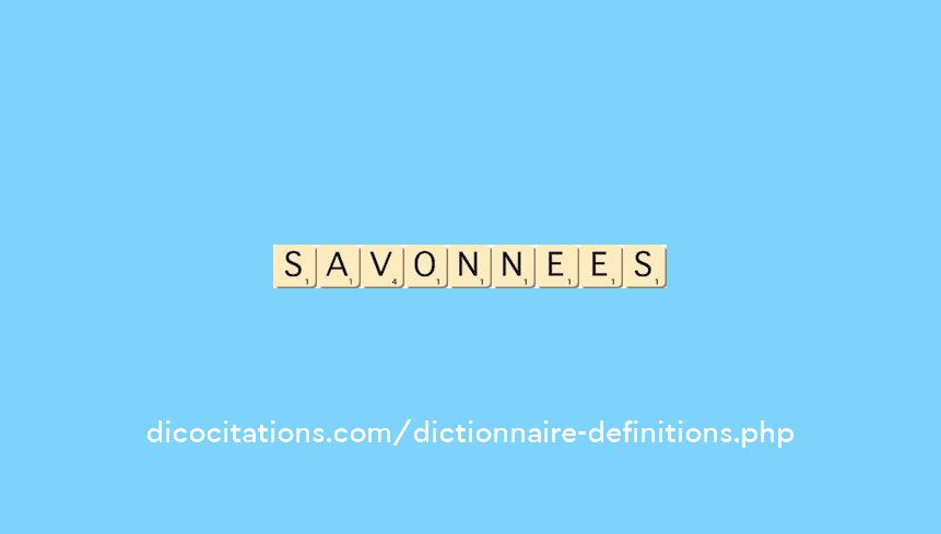 savonnees