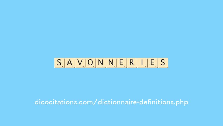 savonneries savonneries