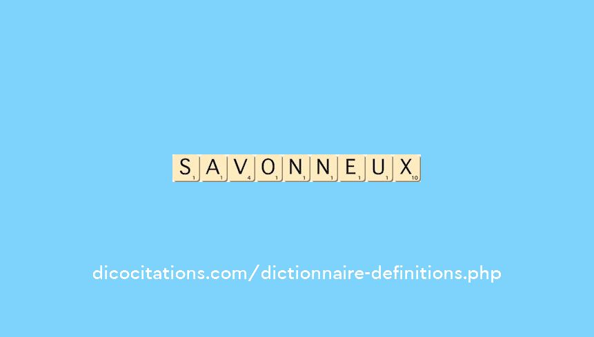 savonneux savonneux