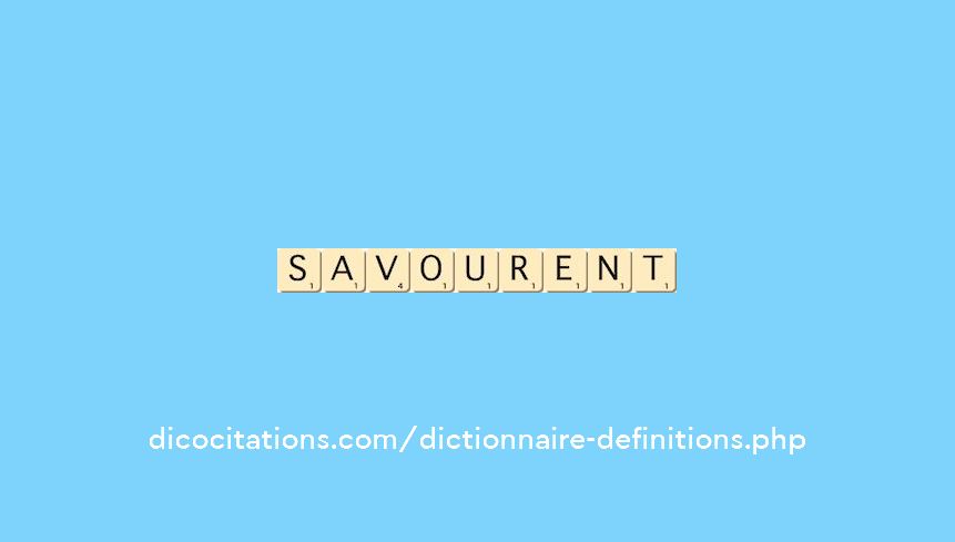 savourent