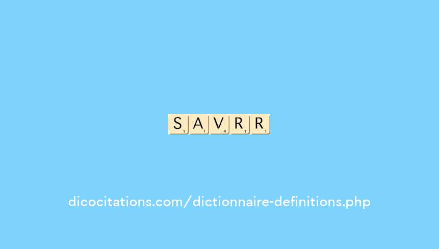 savourer