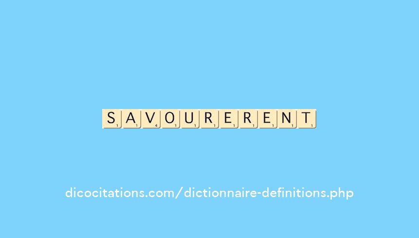 savourerent savourerent