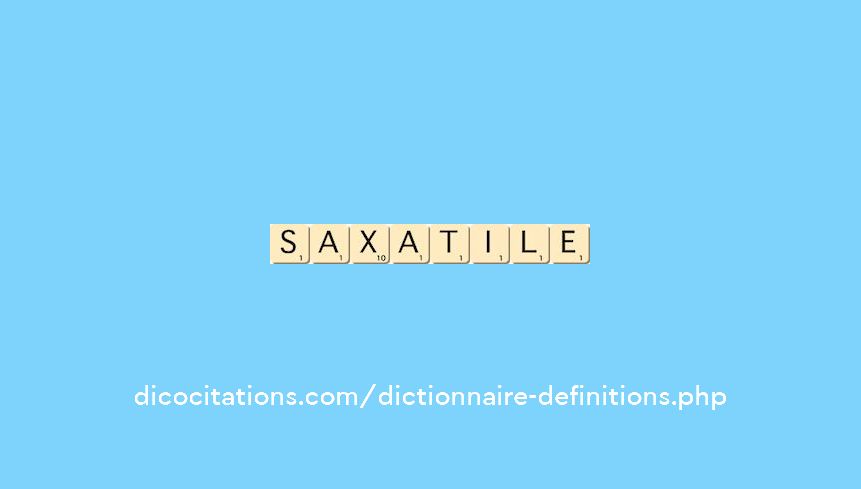 saxatile