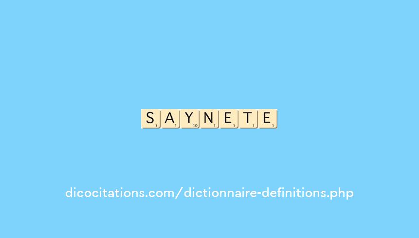 saynete