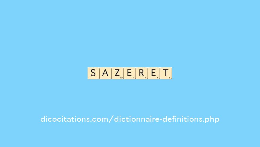 sazeret sazeret