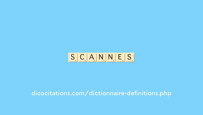 scannes scannes