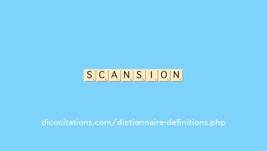 scansion