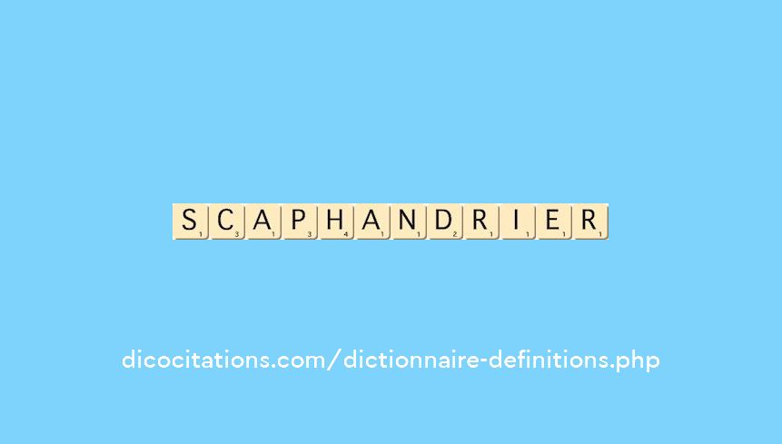 scaphandrier scaphandrier